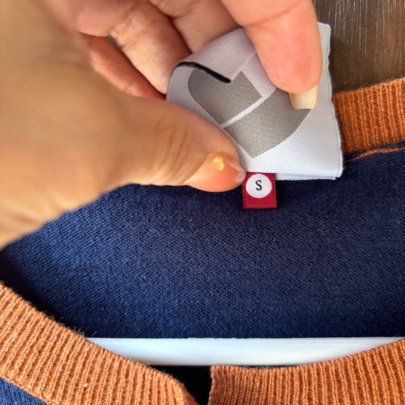 HAPPY SHEEP Stripes & Sequins Cardigan! NWOT! - Picture 5 of 7